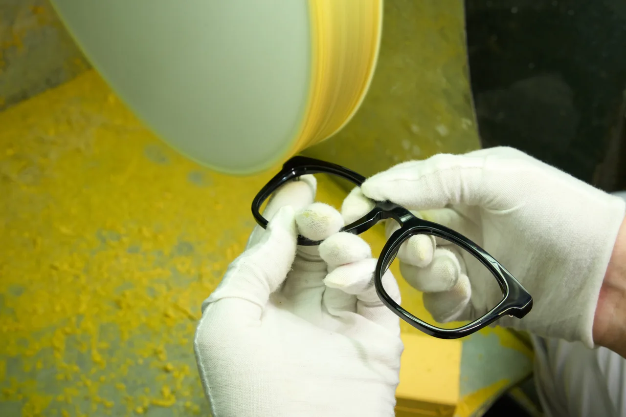 Hand polishing brings out the final surface.