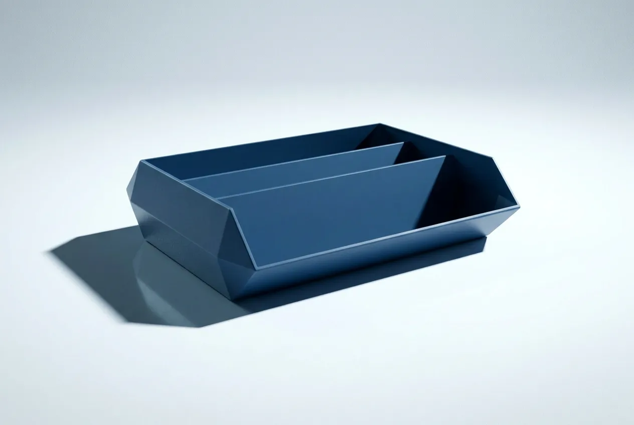 Blue display and protective case concept